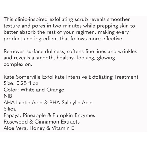 ▪️ 5/$25 KATE SOMERVILLE Exfolikate Intensive Exfoliating Treatment - .25 oz - Picture 6 of 7